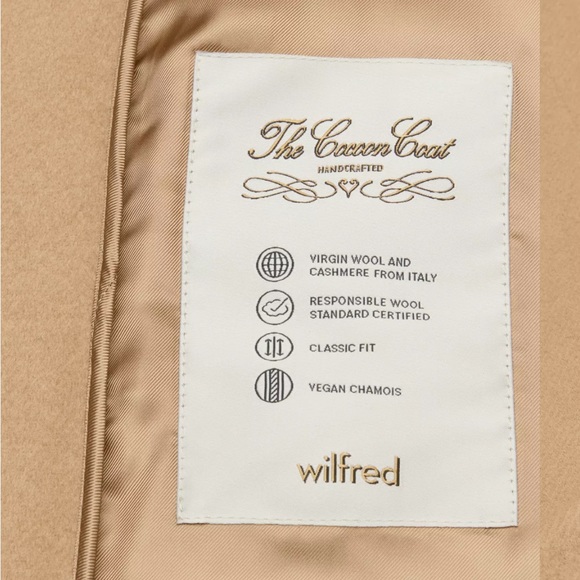 Brand New - Aritzia Wilfred The Cocoon Long Coat - Italian Wool and Cashmere - Picture 6 of 8